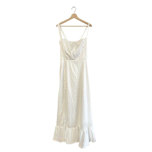 Show Me Your Mumu Clarissa Corset Dress in Ivory Luxe Satin XXL NWT - Picture 4 of 10